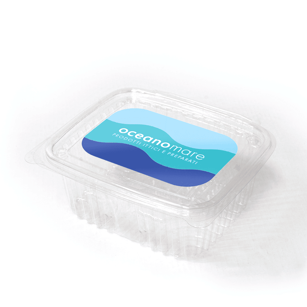 contenitori in plastica trasparente personalizzati