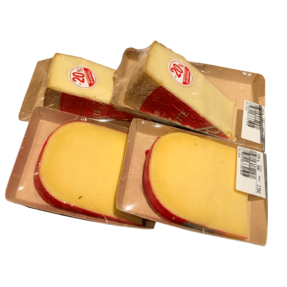 vassoi in cartoncino per formaggi